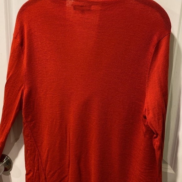 Eileen Fisher Red 100% Merino Wool Sweater - Picture 16 of 16